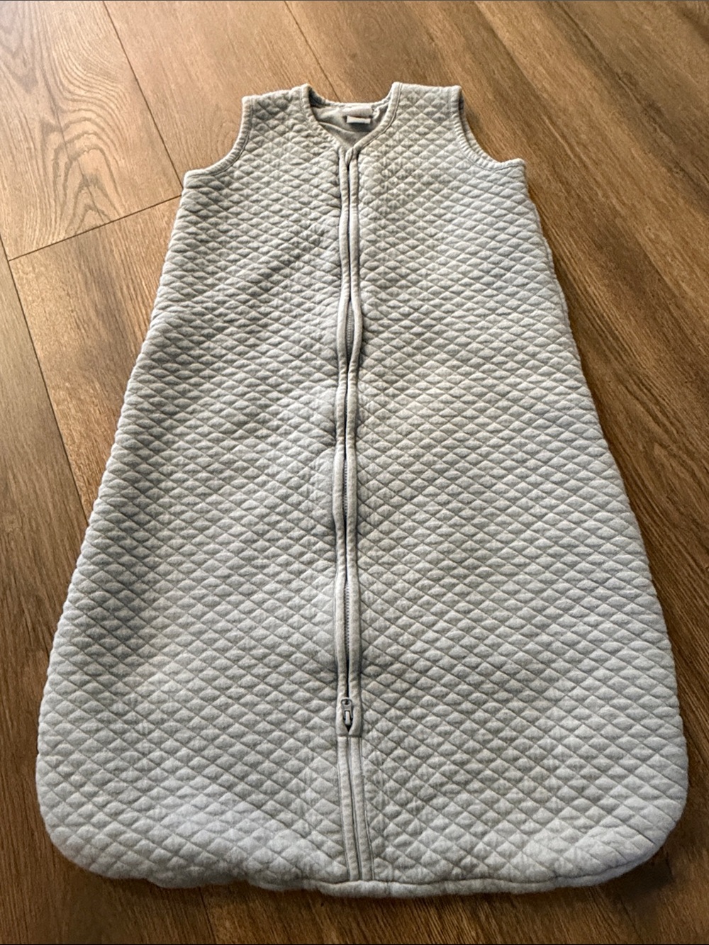 Hanna Andersson Quilted Light Gray Sleep Sack